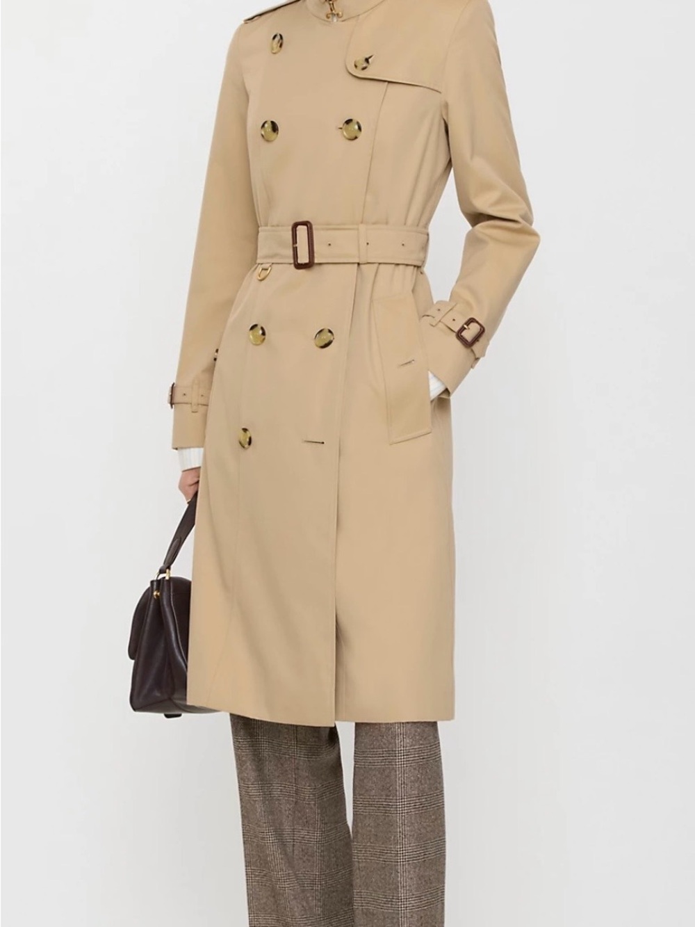 Burberry Classic Tan Double-Breasted Trench Coat